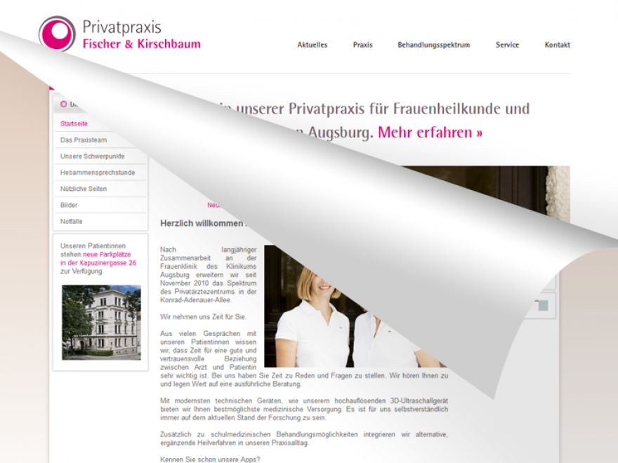 Relaunch unserer Internetseite - Frauenarzt Augsburg Dr. Fischer & Kirschbaum