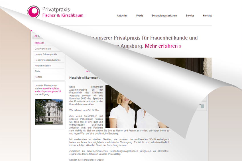 Relaunch unserer Internetseite - Frauenarzt Augsburg Dr. Fischer & Kirschbaum